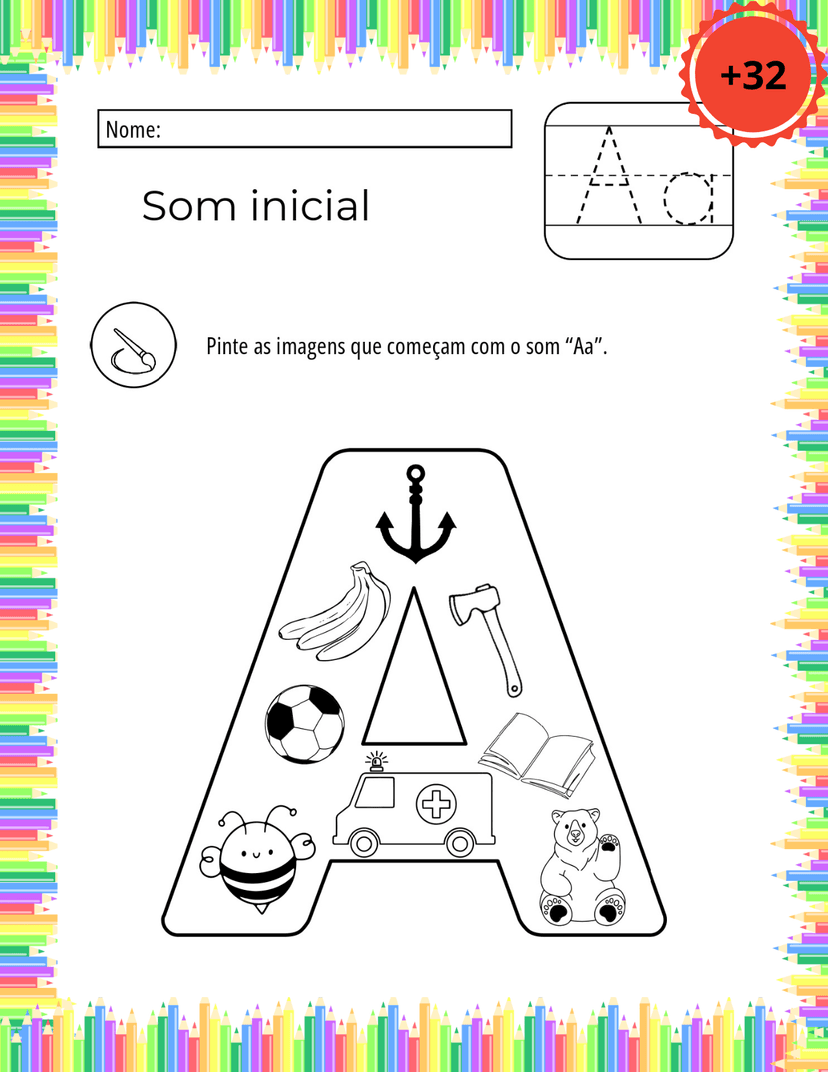 Atividade de Sons Iniciais