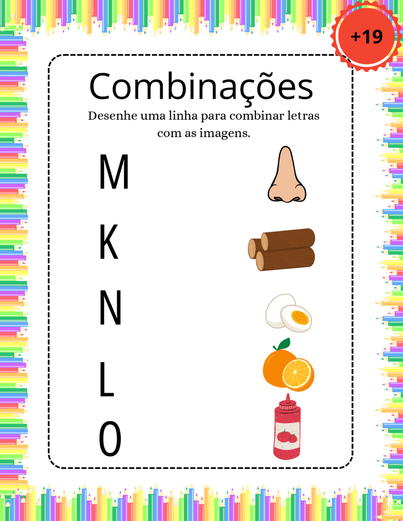 Atividade de Associação de Letras e Sons