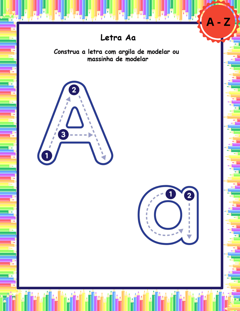 Atividade de Alfabetização Lúdica