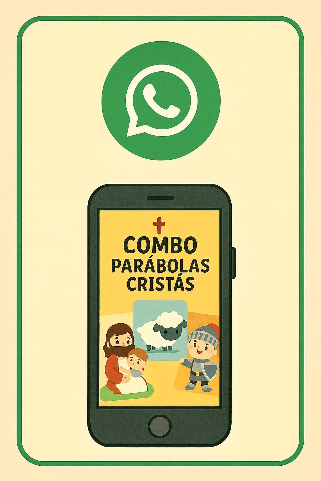 Receba no seu WhatsApp — ilustração